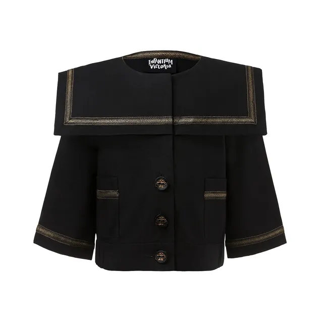 Infantium Victoria Black Sailor Jacket Jacke schwarz 80