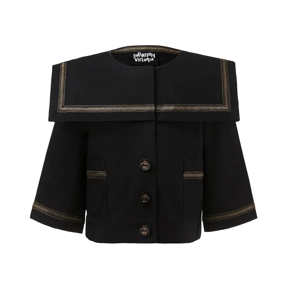 Infantium Victoria Black Sailor Jacket Jacke schwarz 80