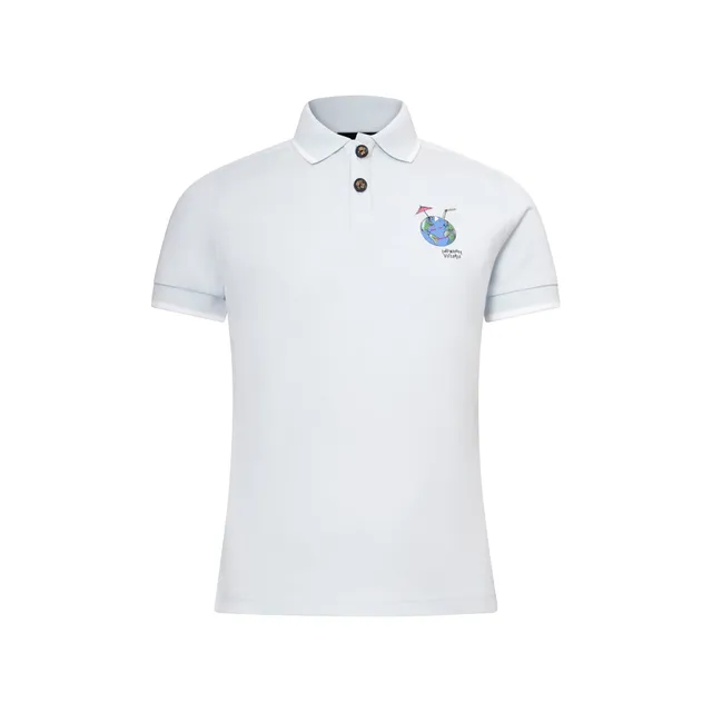 Infantium Victoria Blue Polo Shirt Blau Gr.116 Bio-Baumwolle