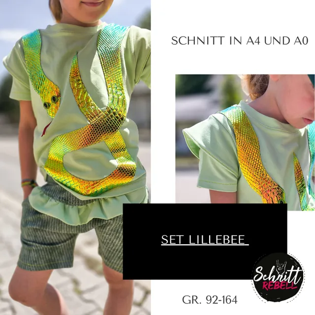 Schnittrebell Ebooks Sommerset Lillebee Schnittmuster Gr.92-164 Set