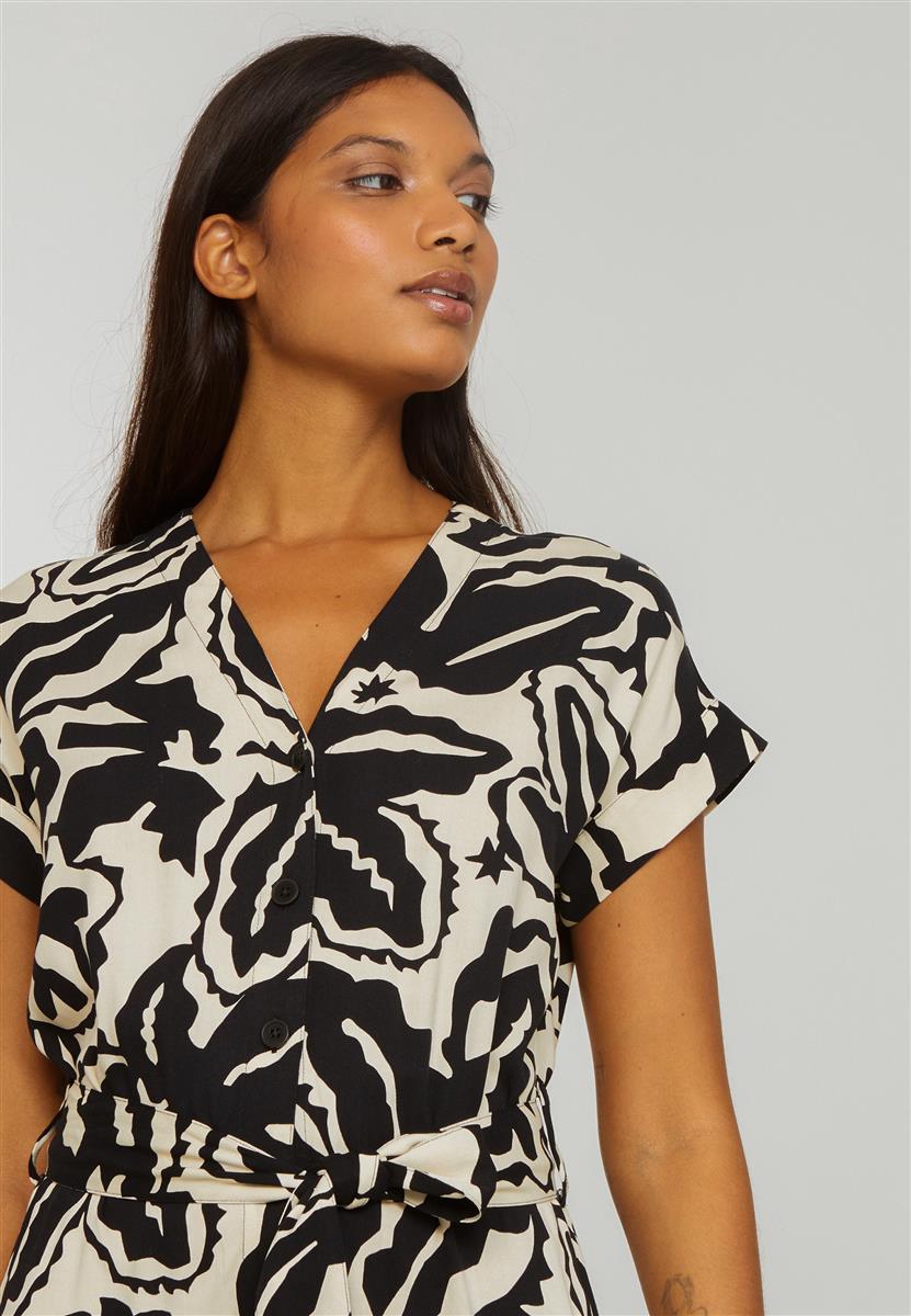 Marlowe Nature Dianella Botanical Jumpsuit schwarz XS Viskose
