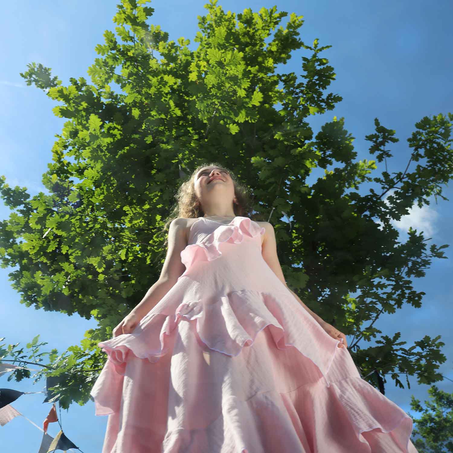 Infantium Victoria Dresses Light Pink Flower Girls Dress Kleid rosa Bio 116