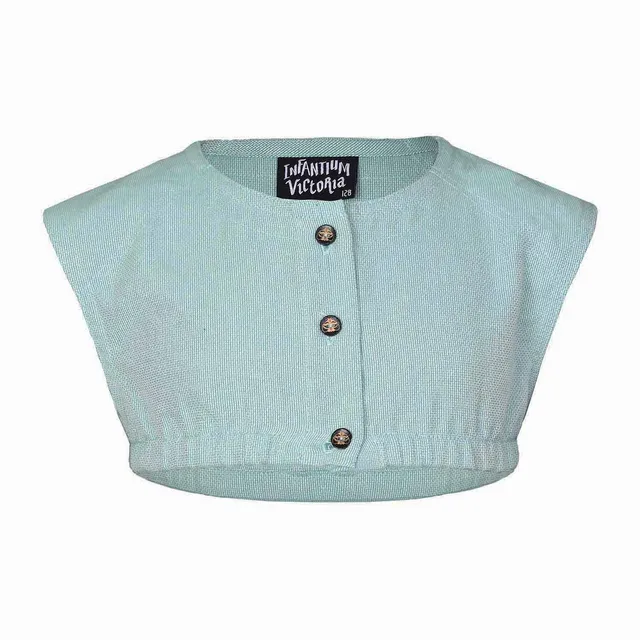 Infantium Victoria Crop Top Mint Gr 128 Baumwolle Mädchen