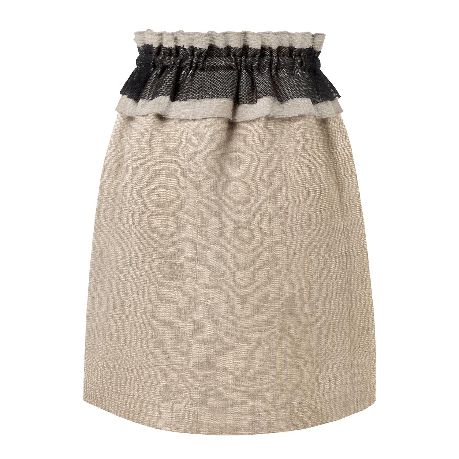 Infantium Victoria Lotus Rock Mädchen Beige 128 Leinen
