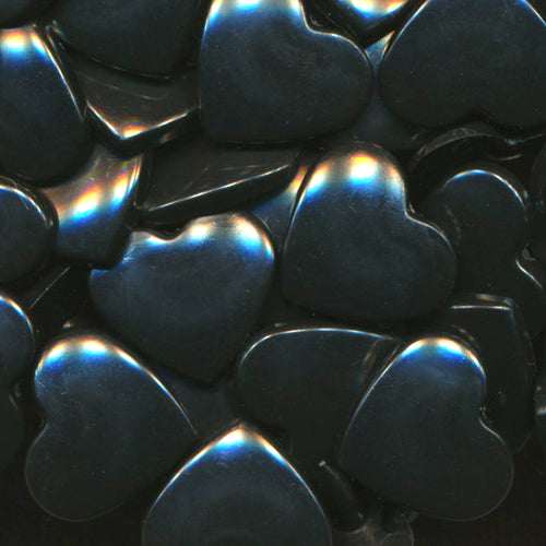 Kam Snaps Plastic Snaps B05 Herz Druckknöpfe Schwarz 50 Sets