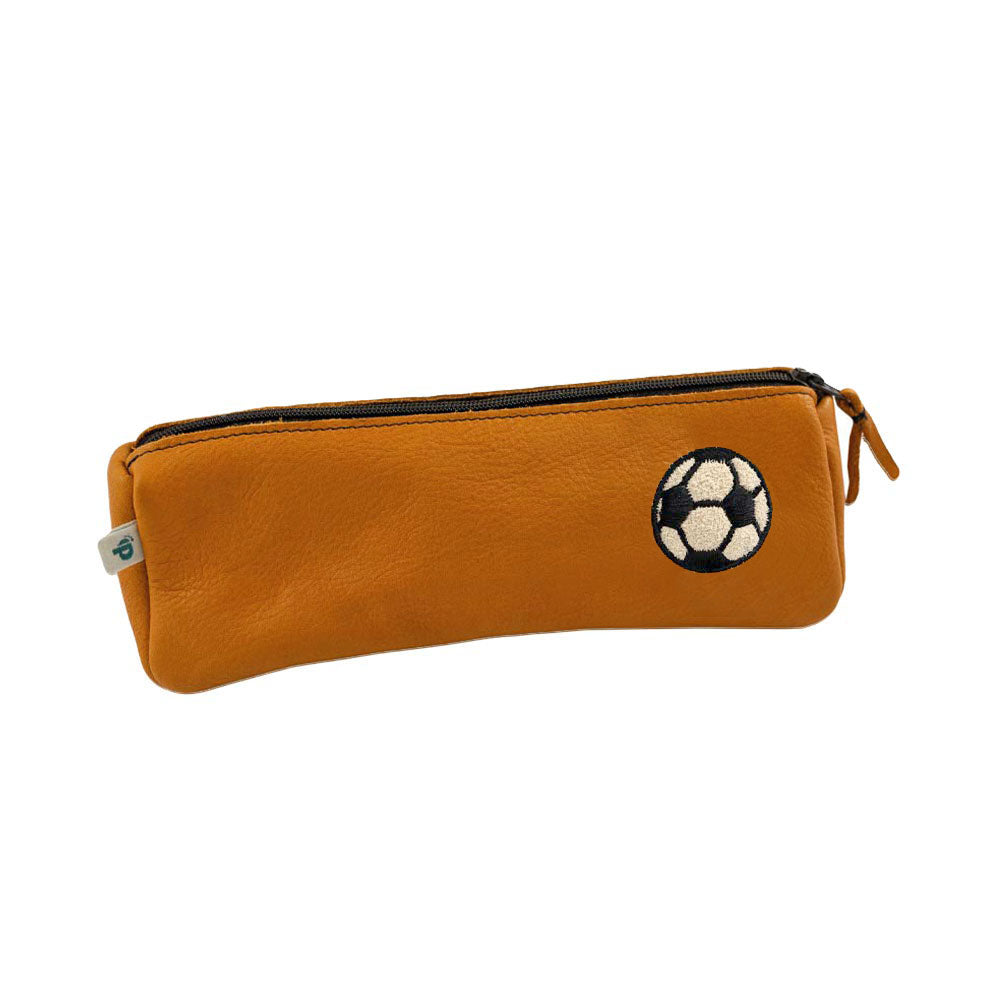 Pantolinos Federtasche Fußball Federmäppchen Leder Waikiki