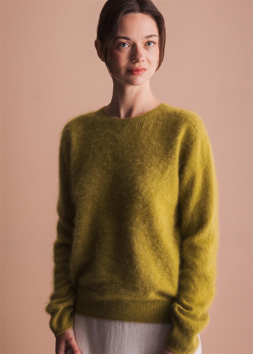 Marlowe Nature Pauline Pullover Wolle moss M