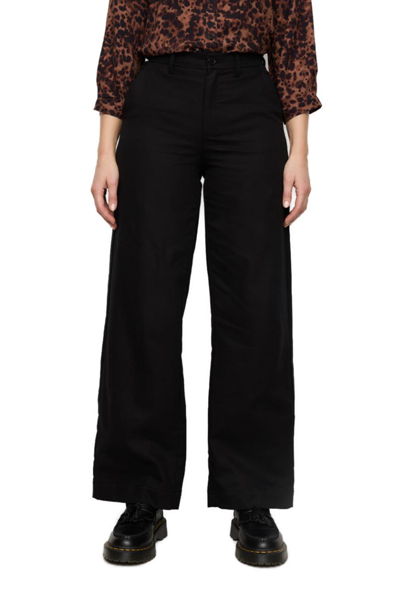 marlowe nature Pants Ligularia Hose Black Bio-Baumwolle