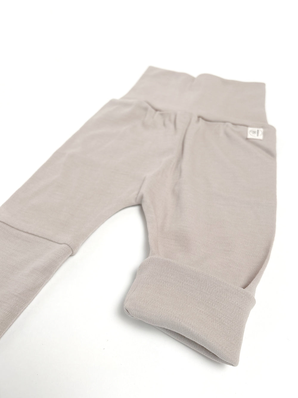 Naturkind Pumphose Merinowolle Hellgrau 62/68 GOTS Babyhose