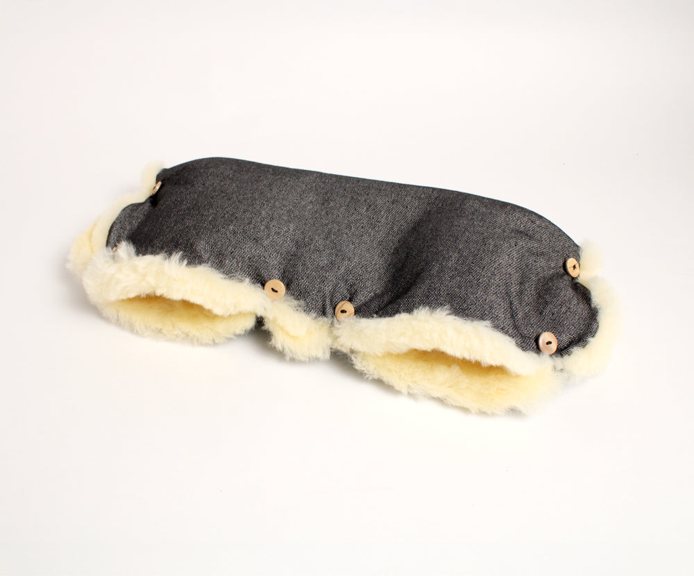 Naturkind Lammfell-Muff Kinderwagen Alpen-Lammfell