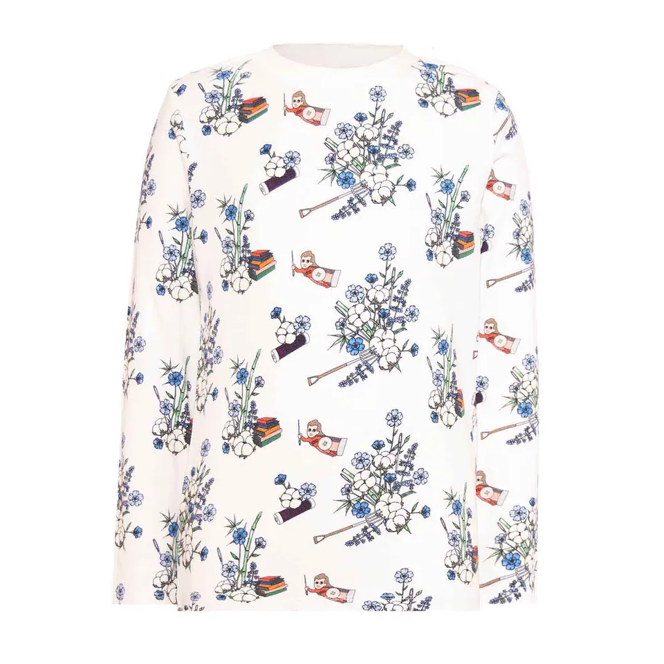 Infantium Victoria Floral T-Shirt Kinder Weiß Baumwolle