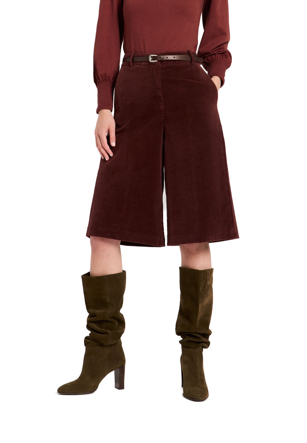 marlowe nature Kord Bermuda Shorts bitter chocolate Bio