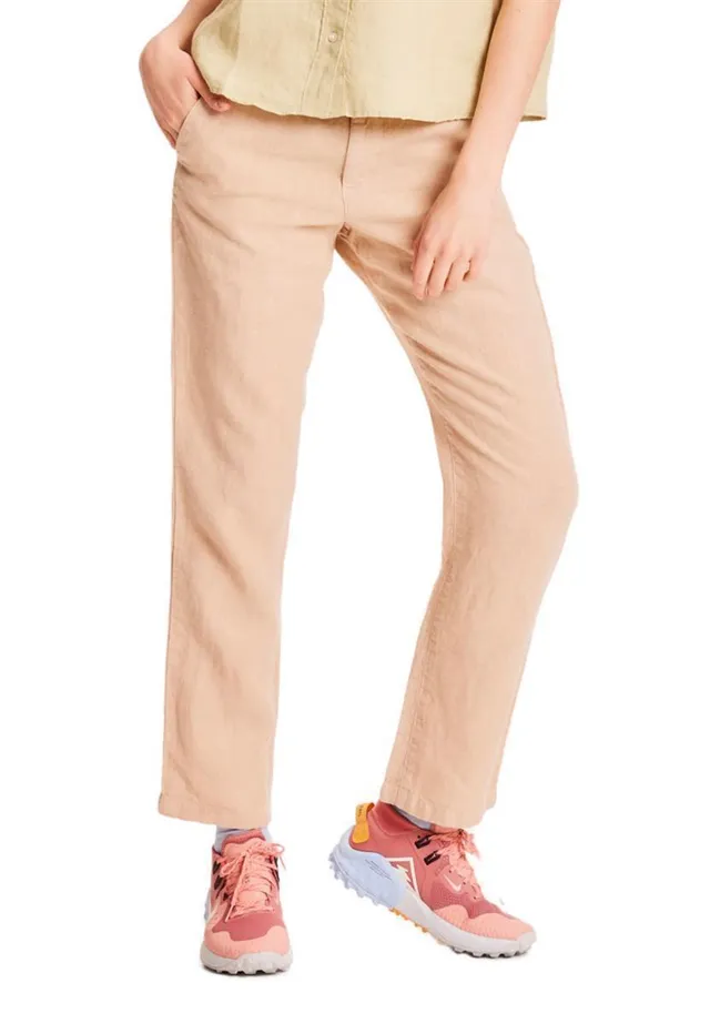 Knowledge Cotton Senna Loose Hose Bio-Leinen safari 42