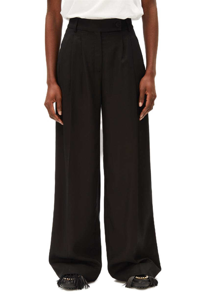 marlowe nature Kaayua Pant Hose schwarz weites Bein