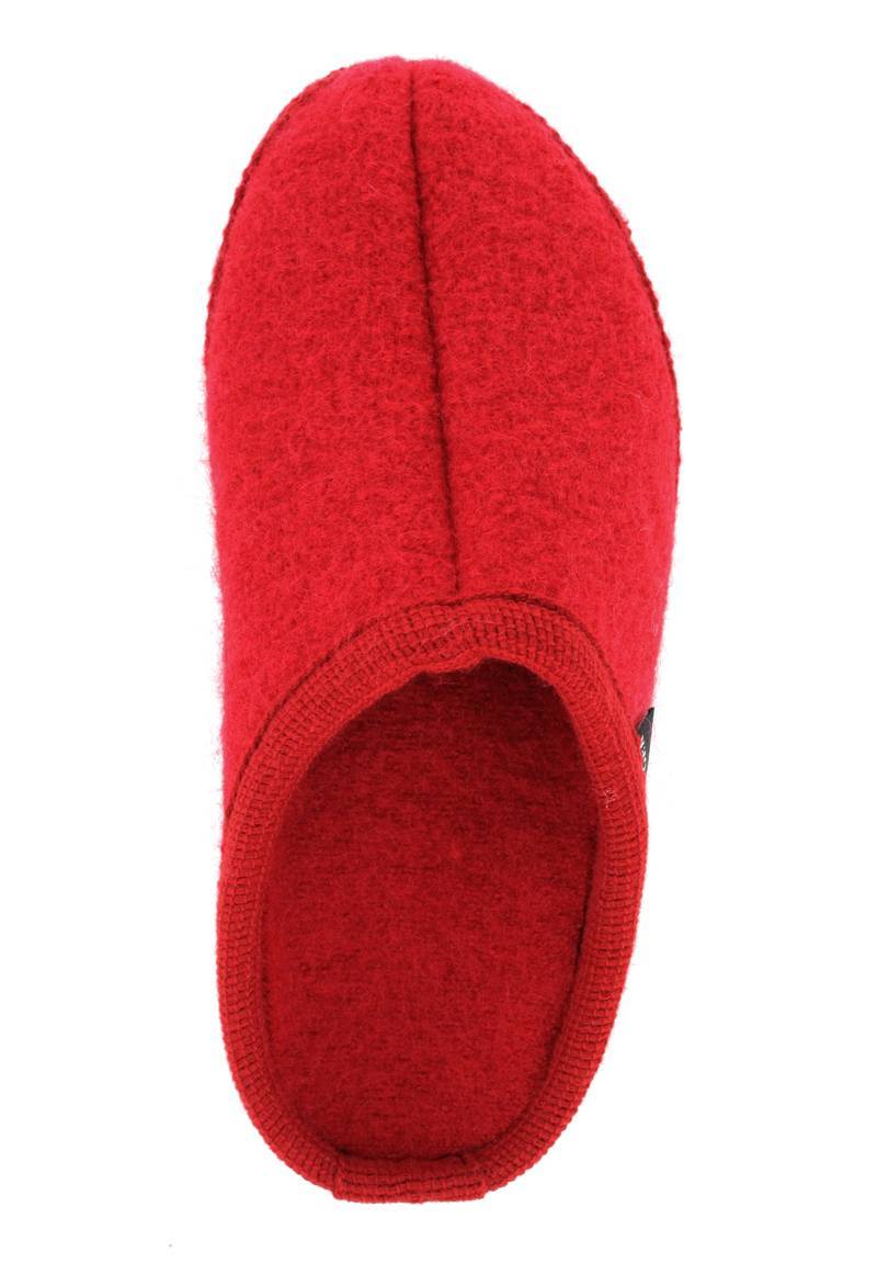 Haflinger Alaska 611001 Wollwalk Hausschuhe graphit Filz
