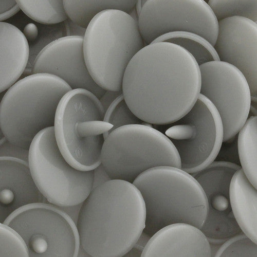 Kam Snaps Plastic Snaps B24 Hellgrau 1000 Kappen