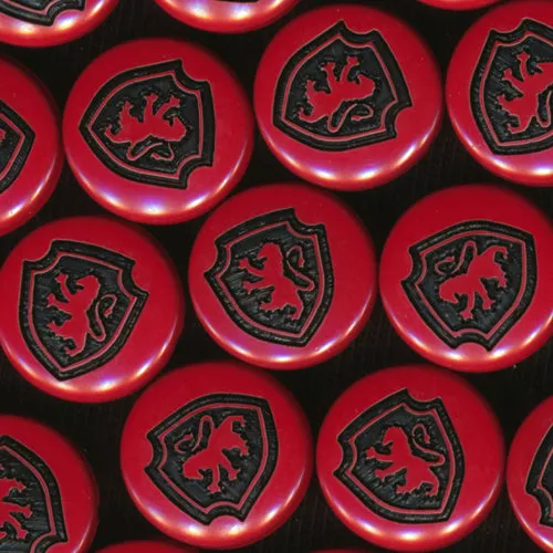 Kam Snaps Druckknöpfe Wizard Lion D317 Chili 25 Sets
