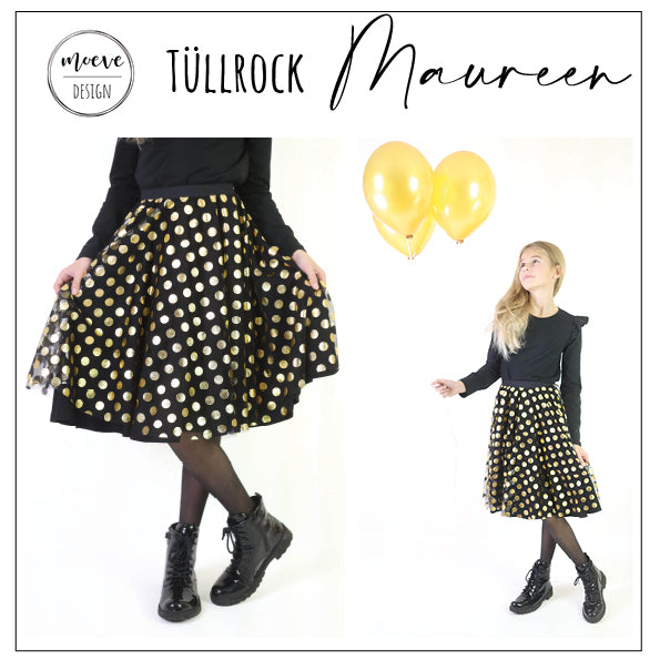 Moeve Design Maureen Tüllrock Schnittmuster Gr. 74-158