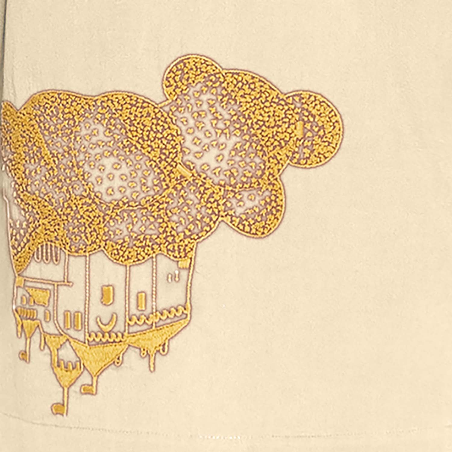 Infantium Victoria Castle Tunika beige Bio-Baumwolle Stickerei