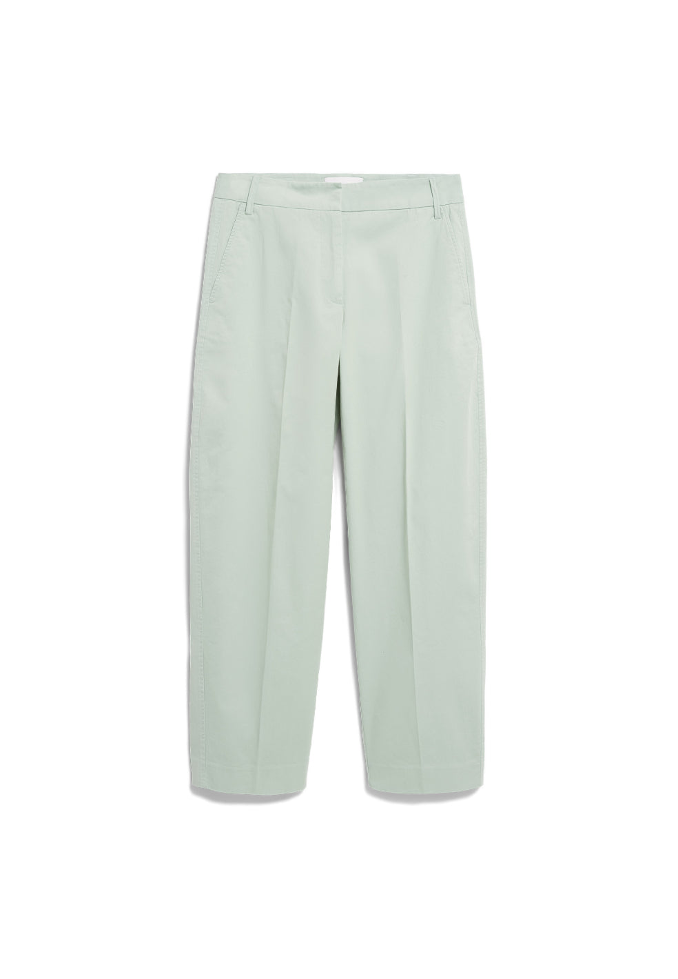 marlowe nature Barrel Leg Twill Pant Hose dark steel Bio-Baumwolle