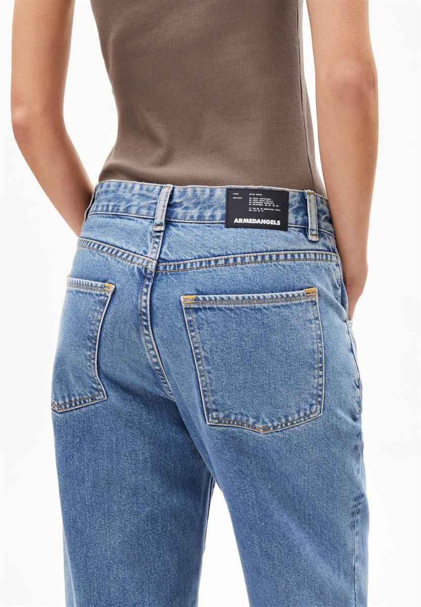 marlowe nature Haayi indigo Jeans indigo stone Recycling-Baumwolle