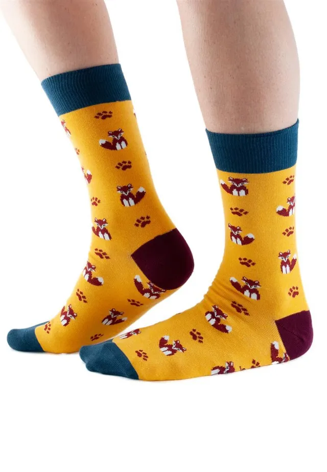 marlowe nature Fox Socken teal 36-40 Bambus Bio
