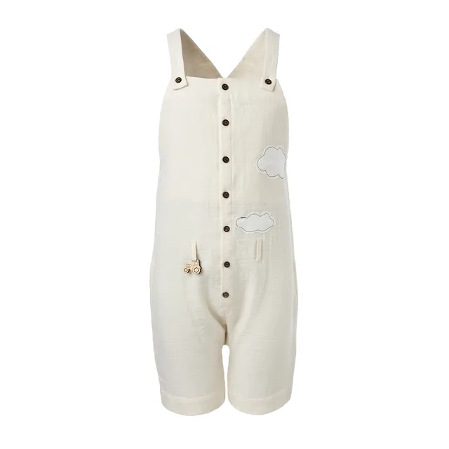 Infantium Victoria Farmer Latzhose ecru Baumwolle Gr 92