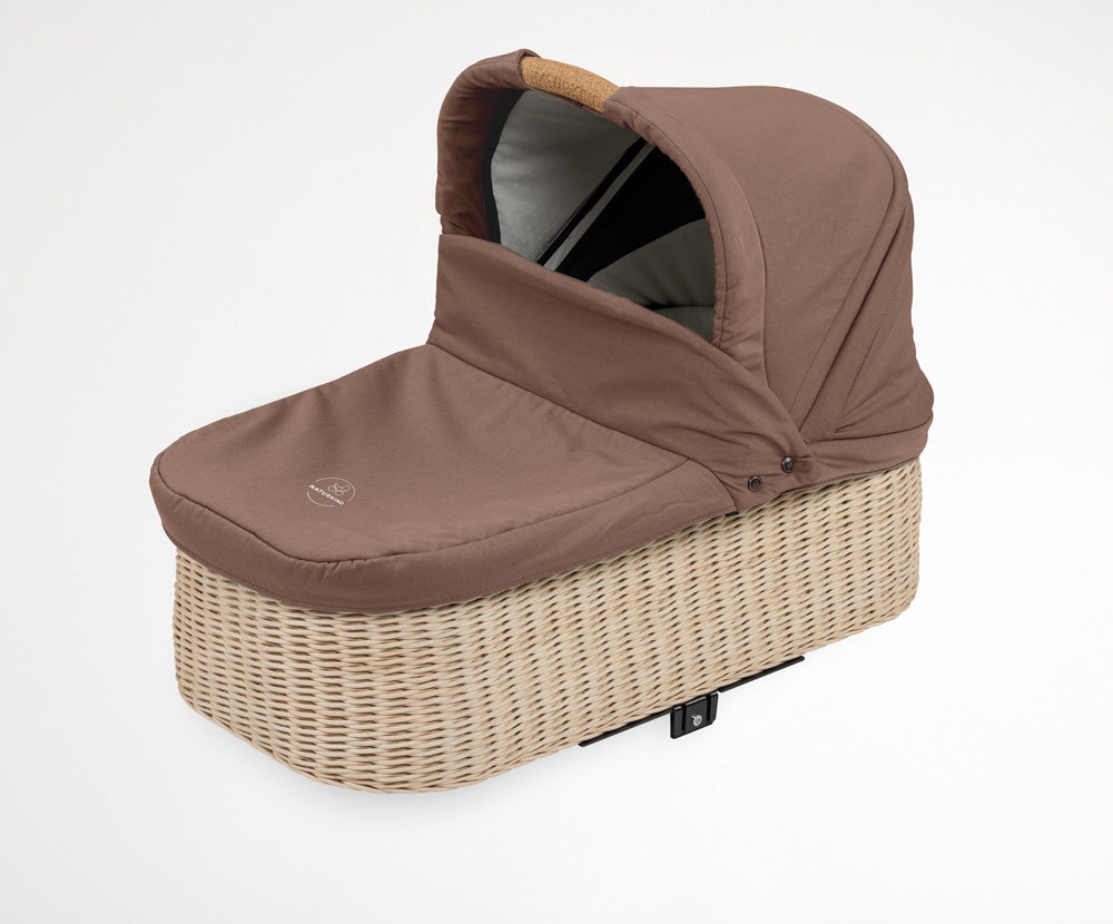 Naturkind Babykorb geflochten Cord Cognac für Ida