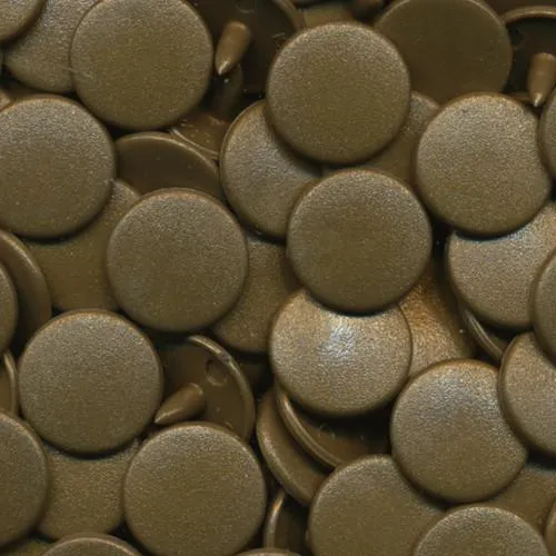 Kam Snaps B12 Druckknöpfe Bronze Metallic Matt 50 Sets