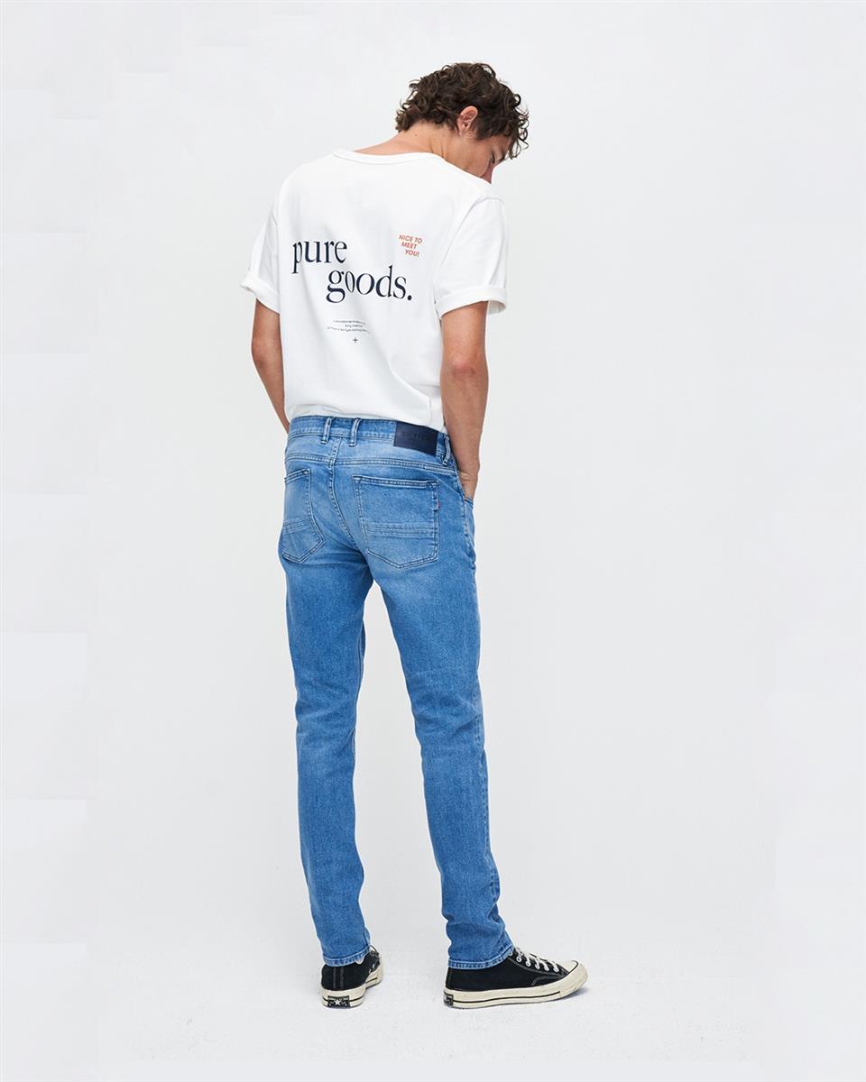 marlowe nature Jamie Slim Jeans Bio-Baumwolle clouds W31 L32