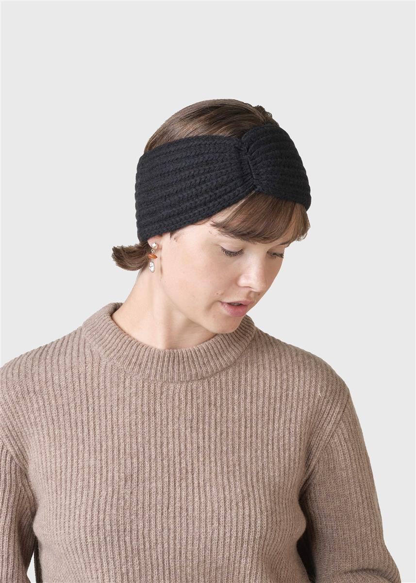 marlowe nature Emmy Headband Stirnband schwarz Merino-Wolle