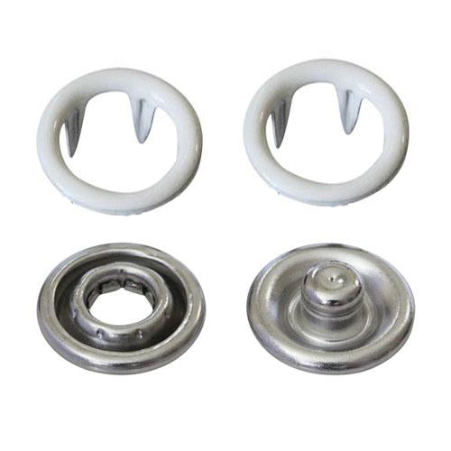 Kam Snaps Metal Snaps D317 Druckknöpfe chili Gr.16 25 Sets