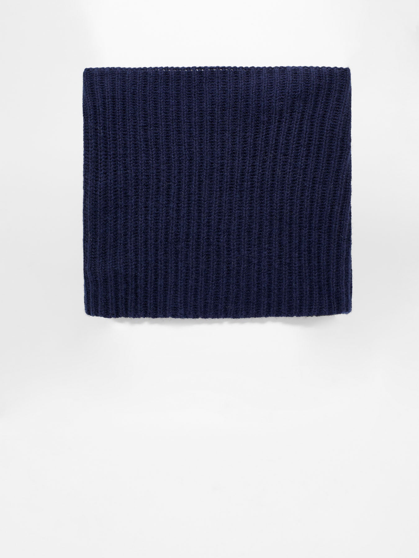 marlowe nature Rippenkragen Strickkragen Bio-Wolle midnight Einheitsgr