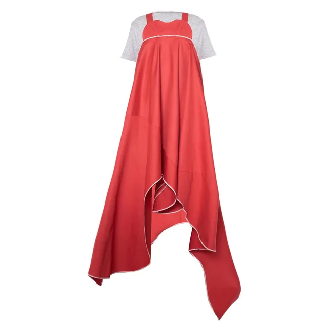 Infantium Victoria Red Zero-Waste Dress Kleid rot Baumwolle