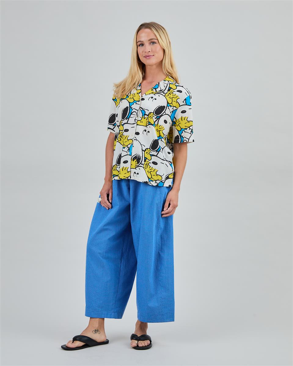 marlowe nature Peanuts Freehugs Aloha Bluse weiß