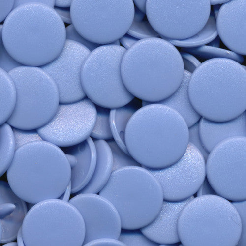 Kam Snaps Plastic Snaps B48 Druckknöpfe hellblau matt 50 Sets