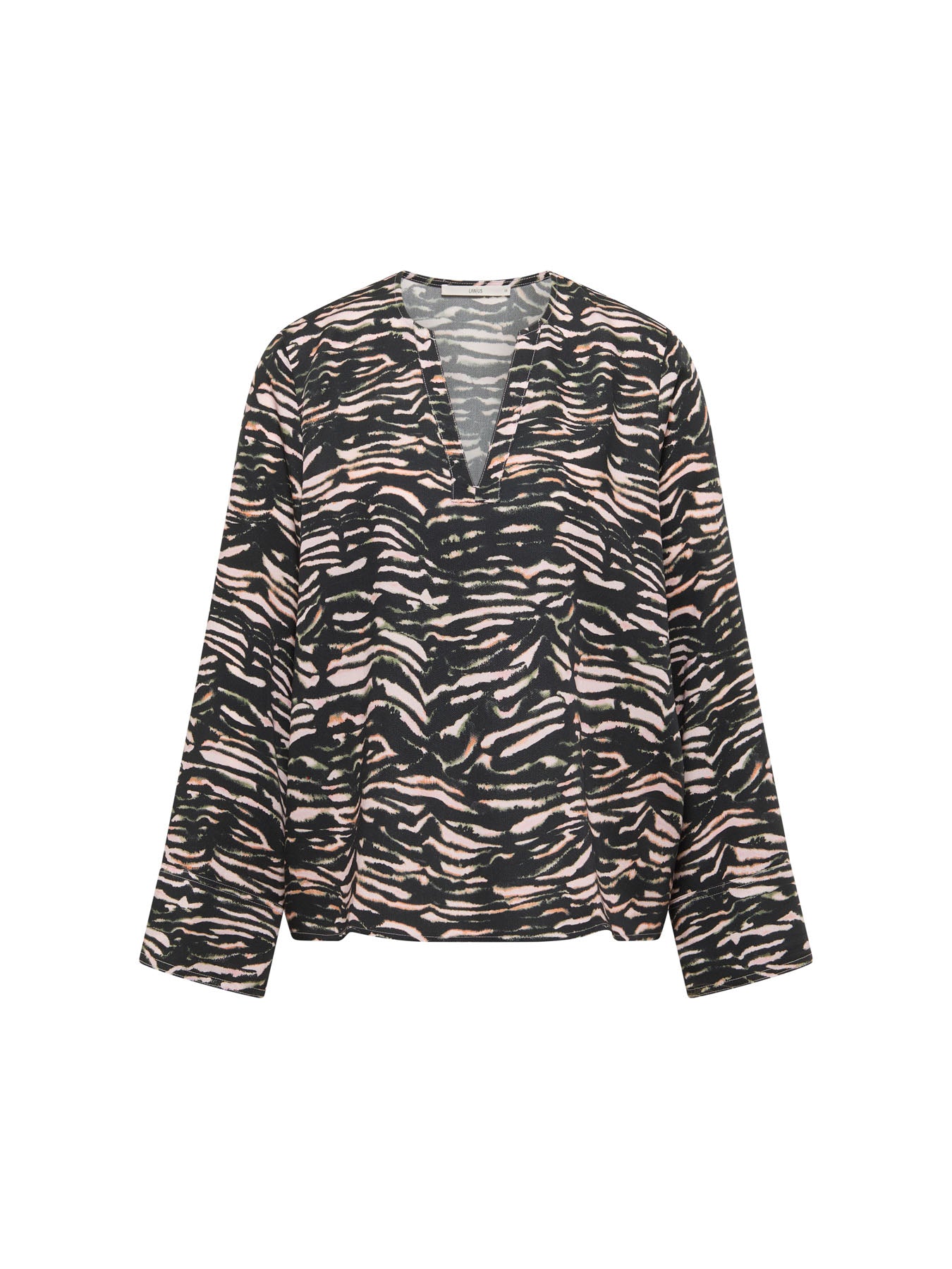 Marlowe Nature Bluse Animal Stripes rose Viskose 38