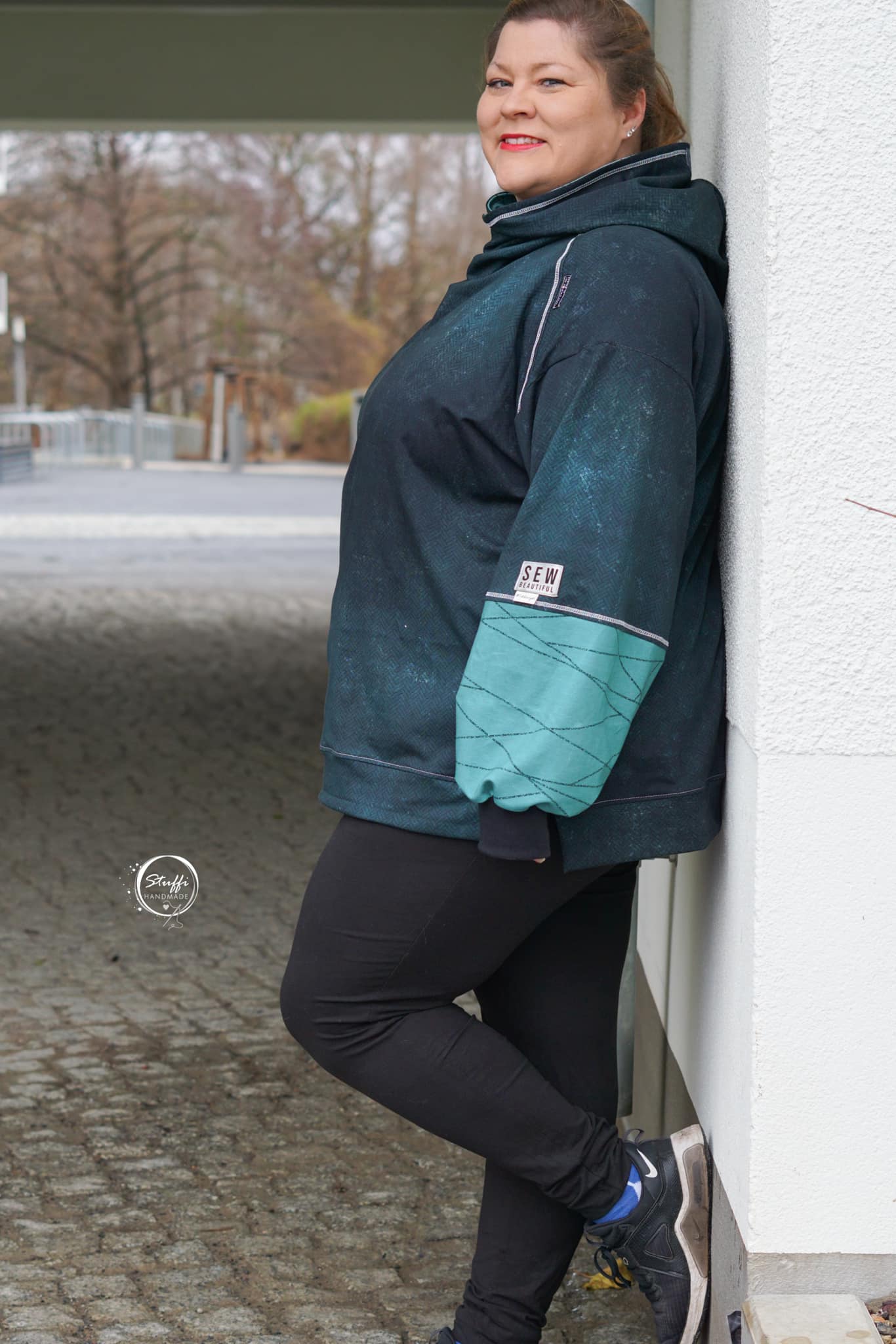 Schnittrebell Hudie Oversize Hoodie Papierschnitt Gr.34-54