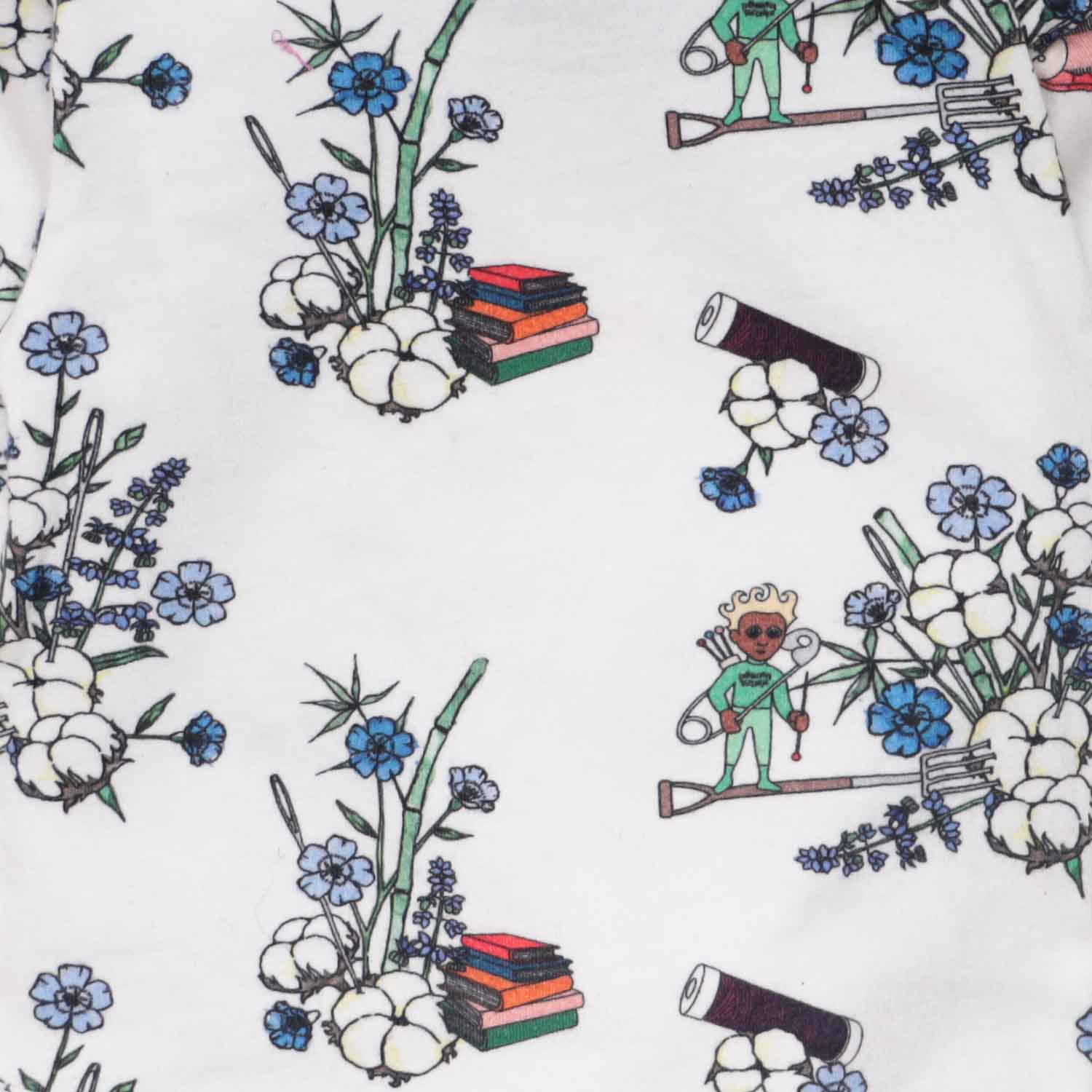 Infantium Victoria White Floral Sweatshirt Gr. 80