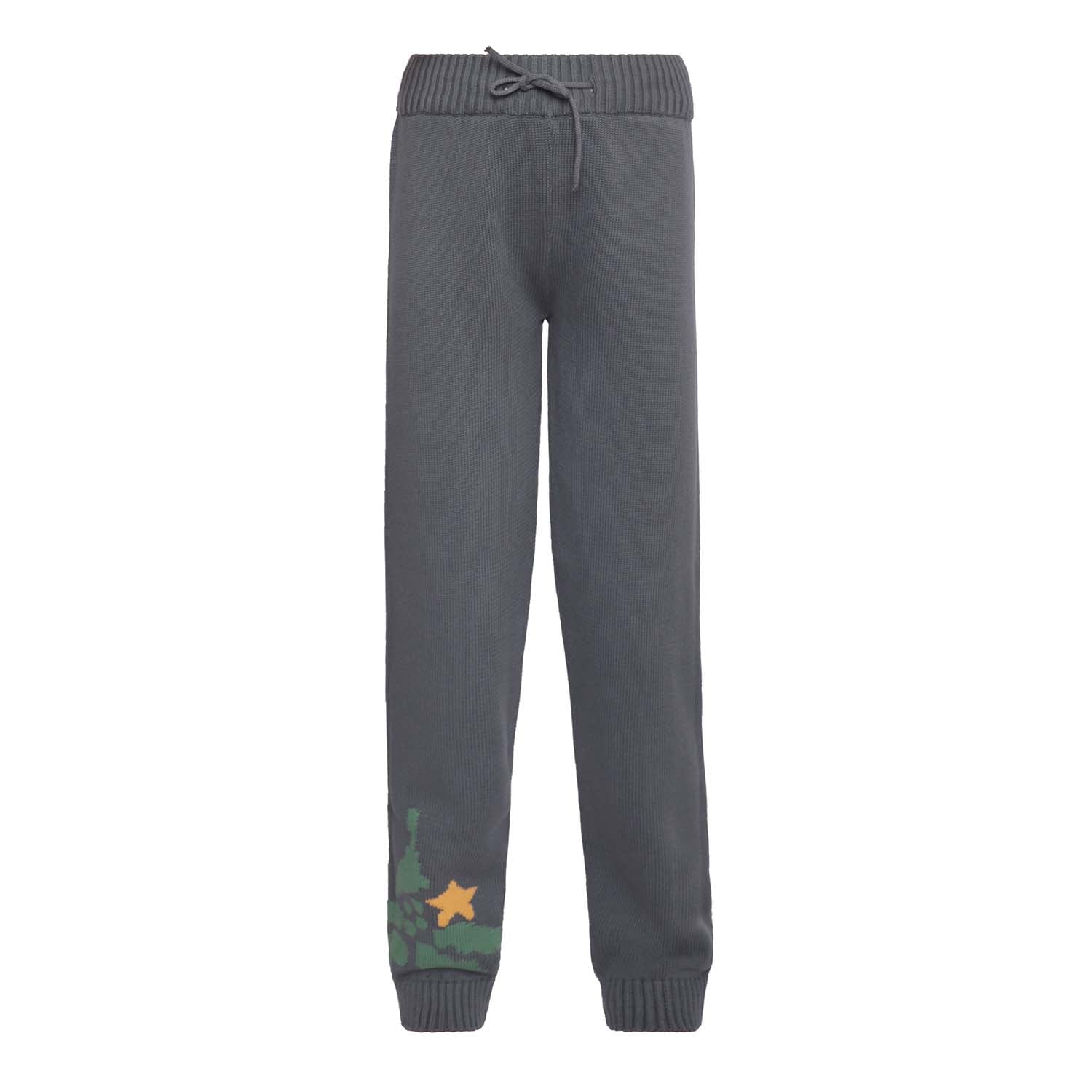 Infantium Victoria Christmas Leggings Kinderleggings grau Bio-Baumwolle