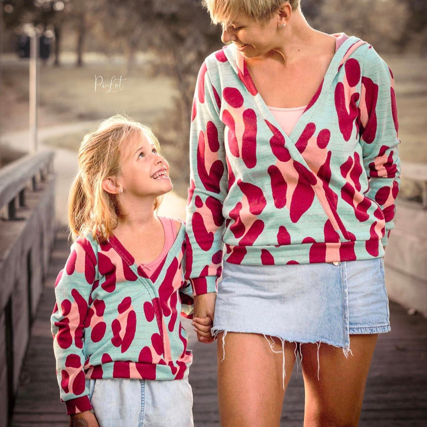 Moeve Design Hoodie Bequem Partnerlook Hoodie Gr.104-164 32-52