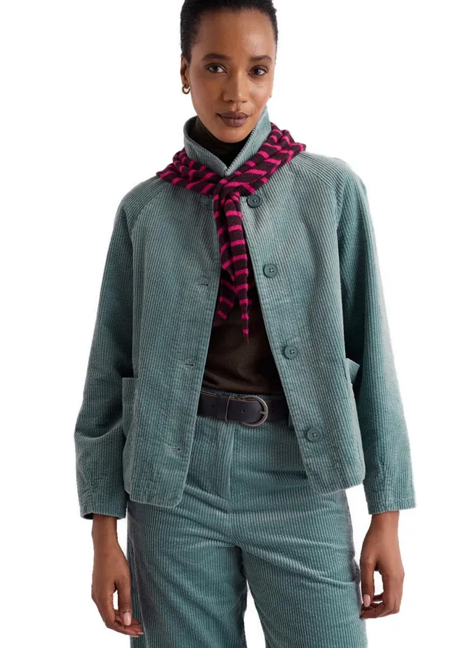 marlowe nature Ocean Mist Jacket Cordjacke lichen Bio-Baumwolle