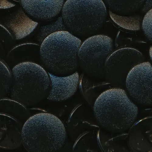 Kam Snaps Druckknöpfe Gr.16 B05 Schwarz Matt 50 Sets
