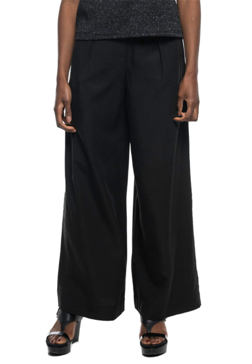 Marlowe Nature Marlene Hose raven Lyocell-Leinen