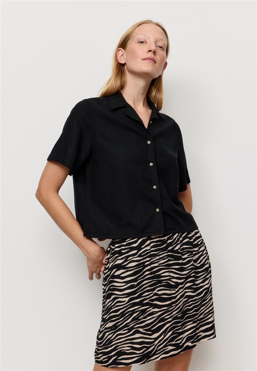 marlowe nature Zedoary Zebra Rock black Ecovero A-Linie