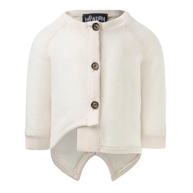 Infantium Victoria Weganool Babyjacke Creme Vegan Cashmere