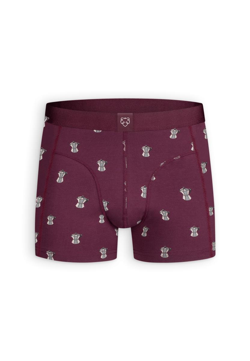 marlowe nature Boxer Brief Unterhose black trouts M Bio-Print