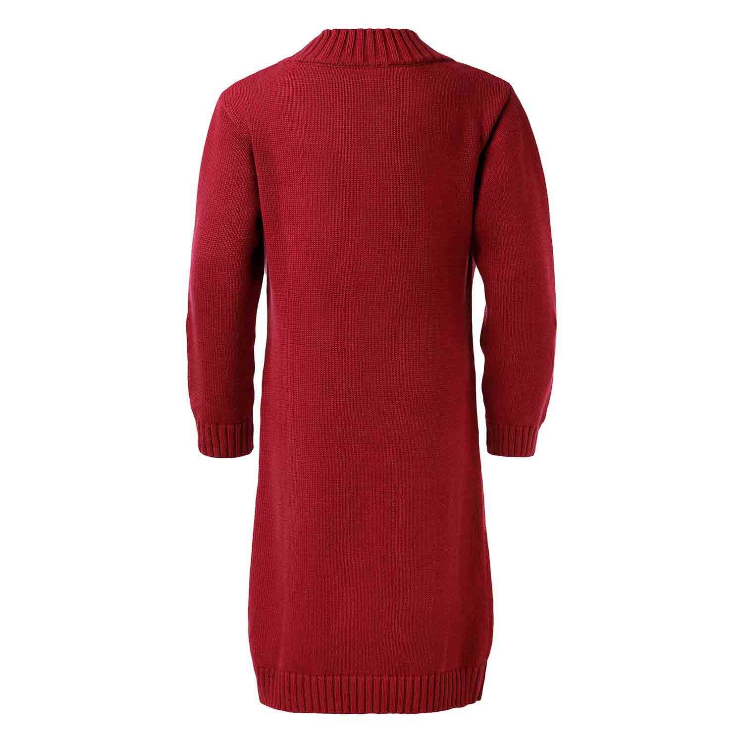 Infantium Victoria Dresses Red Knitted Panda Strickkleid Gr.104