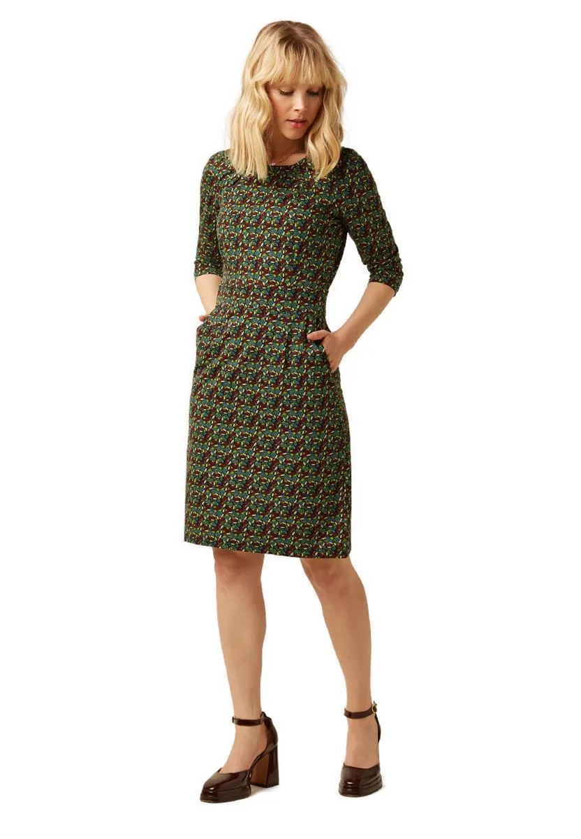 marlowe nature Mona Dress Mirth Kleid rhubarb red floral