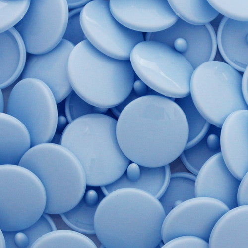 Kam Snaps Plastic Snaps B20 Druckknöpfe Pastellblau 1000 Sets